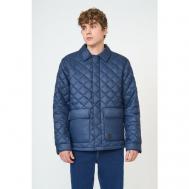 куртка , демисезон/зима, водонепроницаемая, ветрозащитная, карманы, манжеты, стеганая, быстросохнущая, утепленная, дополнительная вентиляция, размер 50, синий Baon
