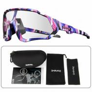 Солнцезащитные очки , спортивные, фотохромные, с защитой от УФ, мультиколор Kapvoe