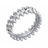 Кольцо  кольцо из серебра 0101717-00245, серебро, 925 проба, родирование, размер 18, черный POKROVSKY
