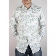 Рубашка , размер 50/L/176-182/43 ворот, белый Маэстро