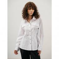 Рубашка  , размер M, белый Модный дом Виктории Тишиной