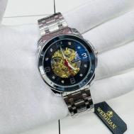 Наручные часы мужские механические, классические, серый Мэбо