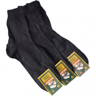 Женские носки  средние, ослабленная резинка, размер 40-41, черный Делика