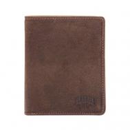 Бумажник , фактура гладкая, коричневый Klondike 1896