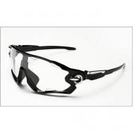 Солнцезащитные очки , кошачий глаз, ударопрочные, складные, спортивные, зеркальные, с защитой от УФ, красный FILINN