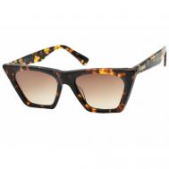 Солнцезащитные очки , кошачий глаз, градиентные, с защитой от УФ, для женщин, коричневый EIGENGRAU