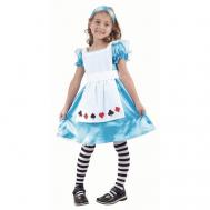 Карнавальный костюм Алисы в стране чудес детский для девочки Lucida