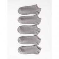 Носки , 5 пар, размер 27-29, серый ZOLLA