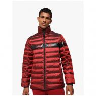 куртка , демисезон/зима, силуэт полуприлегающий, стеганая, карманы, размер 46, красный Bikkembergs