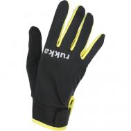 Перчатки  Untila, размер S, черный, желтый RUKKA