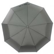 Зонт , автомат, 3 сложения, купол 101 см., 9 спиц, чехол в комплекте, для мужчин, серый Meddo