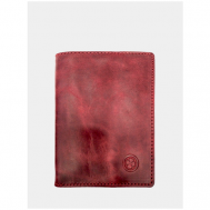 Обложка для паспорта , бордовый LuckyClovery