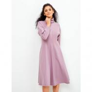 Платье-водолазка , полуприлегающее, миди, размер 46/50, розовый Galina Malina