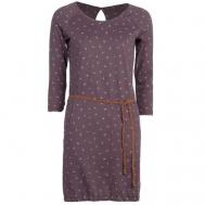 Платье , повседневное, миди, размер 42, фиолетовый Mazine