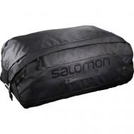 Сумка-баул сумка-рюкзак  LC1516600, 45 л, 30х30х61 см, ручная кладь, отделение для мокрых вещей, водонепроницаемая, ультралегкая, с увеличением объема, черный SALOMON
