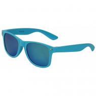 Солнцезащитные очки , вайфареры, оправа: пластик, с защитой от УФ, голубой Street Soul