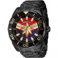 Наручные часы  Наручные часы  Marvel Limited Edition Captain Marvel Men Automatic 43057, черный INVICTA