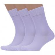 Носки , 3 пары, размер 23-25, фиолетовый Носкофф