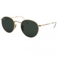 Солнцезащитные очки , золотой, зеленый Ray-Ban