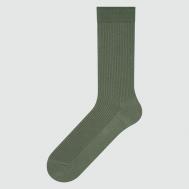 Носки  унисекс , 1 пара, антибактериальные свойства, износостойкие, размер 28, зеленый Uniqlo