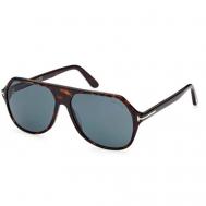 Солнцезащитные очки , авиаторы, оправа: пластик, с защитой от УФ, для мужчин, коричневый Tom Ford
