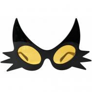 Карнавальные очки "Кошечка" Черная, украшение, декор для Хэллоуина Веселуха