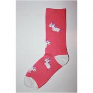 Женские носки , подарочная упаковка, нескользящие, фантазийные, на Новый год, размер 36-44, мультиколор FRIDA