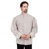 Рубашка , размер 48-50, белый, бежевый Театр Имперских Зрелищ