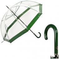 Зонт-трость , механика, купол 89 см., 8 спиц, прозрачный, бесцветный M&P