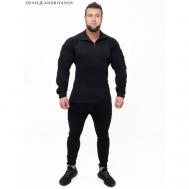 Рубашка , размер 48, черный Denis DA Andriyanov