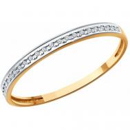 Кольцо , красное золото, 585 проба, бриллиант, размер 16.5 Sokolov