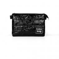 Сумка  кросс-боди  повседневная, внутренний карман, регулируемый ремень, черный hobo bag