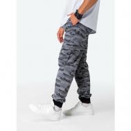 брюки , размер 54, серый HappyFox