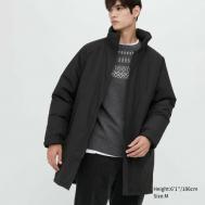 Пальто , демисезон/зима, размер L, черный Uniqlo