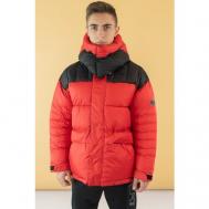 Куртка , демисезон/зима, размер 2XL, красный, черный Ea7