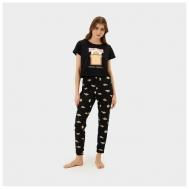 Пижама , брюки, размер 44/46, черный ProMarket