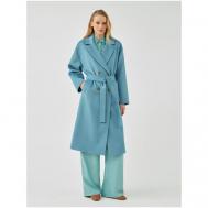 Пальто  , размер 44/170, голубой Pompa
