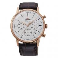 Наручные часы  Classic KV0403S1, коричневый, белый Orient