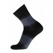 Мужские носки , 1 пара, 2 уп., классические, быстросохнущие, износостойкие, нескользящие, воздухопроницаемые, размер 25(38-40), черный Pantelemone