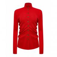 Блуза  , размер M, красный ROMA UVAROV DESIGN