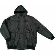 куртка  зимняя, силуэт прямой, размер 13XL(76), черный Olser