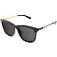 Солнцезащитные очки , панто, оправа: пластик, с защитой от УФ, черный Gucci