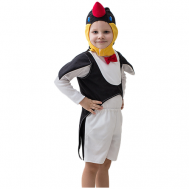 Карнавальный костюм пингвин в шортах большой, арт.1984, возраст: 5-8 лет, рост: 116-134 см. Бока