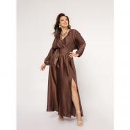 Платье размер XXL-XXXL, коричневый olga gridunova collection