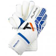 Вратарские перчатки , размер 9.5, белый, синий AlphaKeepers