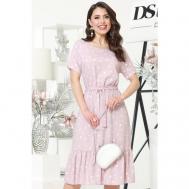 Платье , вискоза, размер 54, розовый DSTrend
