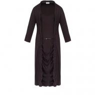 Платье , вечернее, прилегающее, размер 44, коричневый Moschino