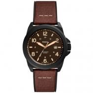 Наручные часы  Bronson Мужские наручные часы  FS5938, черный, коричневый Fossil