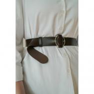 Ремень , для женщин, размер XS, длина 86 см., коричневый Rada Leather