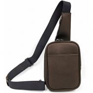 Рюкзак  планшет  JAMBP004, натуральная кожа, внутренний карман, коричневый J. Audmorr